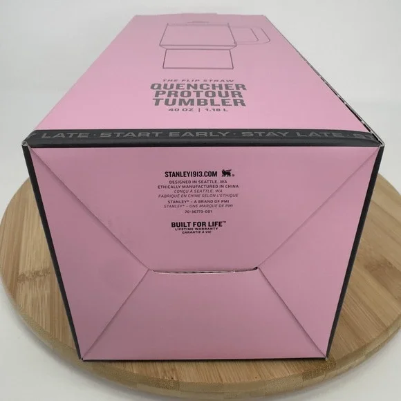 Stanley Messi GOAT Quencher ProTour Tumbler 40oz Pink Insulated Handle Lid Straw - Picture 6 of 12